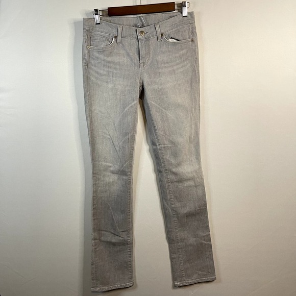 Citizens Of Humanity Denim - Citizens of Humanity Ava Stretch Low Waist Straight Leg Jeans Gray Wash Size 28